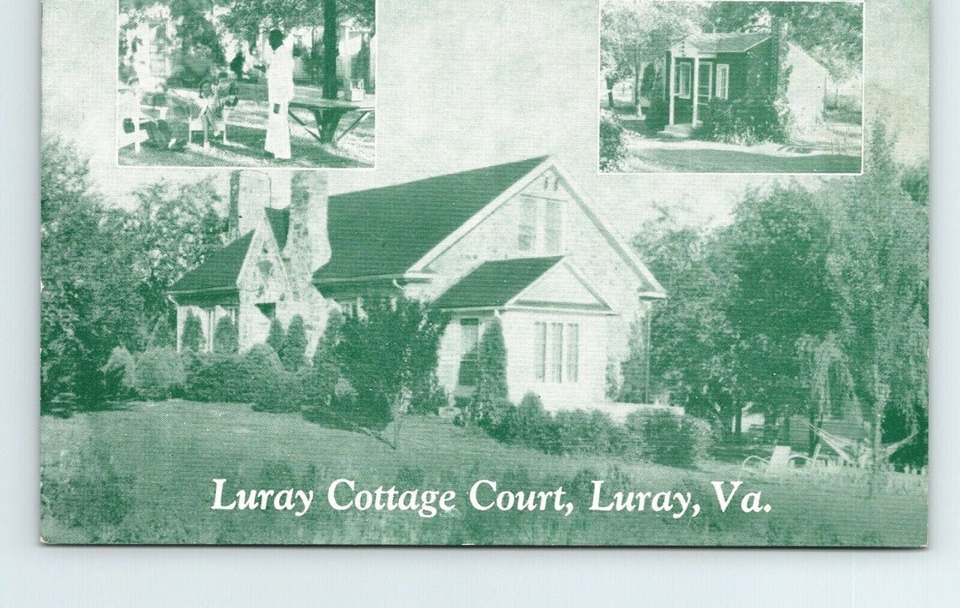 Luray Cottage Court Luray VA Virginia Shenandoah Valley Cavern Vintage