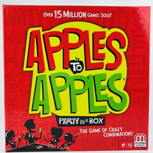 Apples to Apples Party Box Hilarious Crazy Combinations Sealed Family Fun Toy