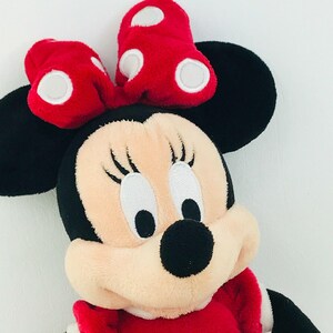 Disney Store Authentic 13.5" Minnie Mouse Plush Stuffed Animal Genuine Original image 6