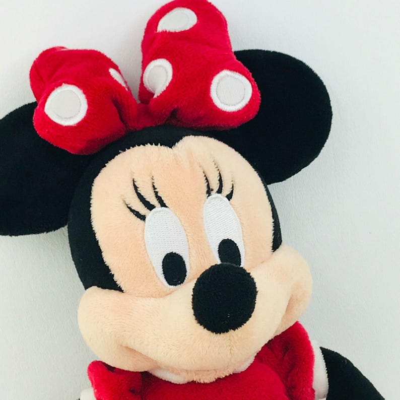 Disney Store Authentic 13.5" Minnie Mouse Plush Stuffed Animal Genuine Original image 6