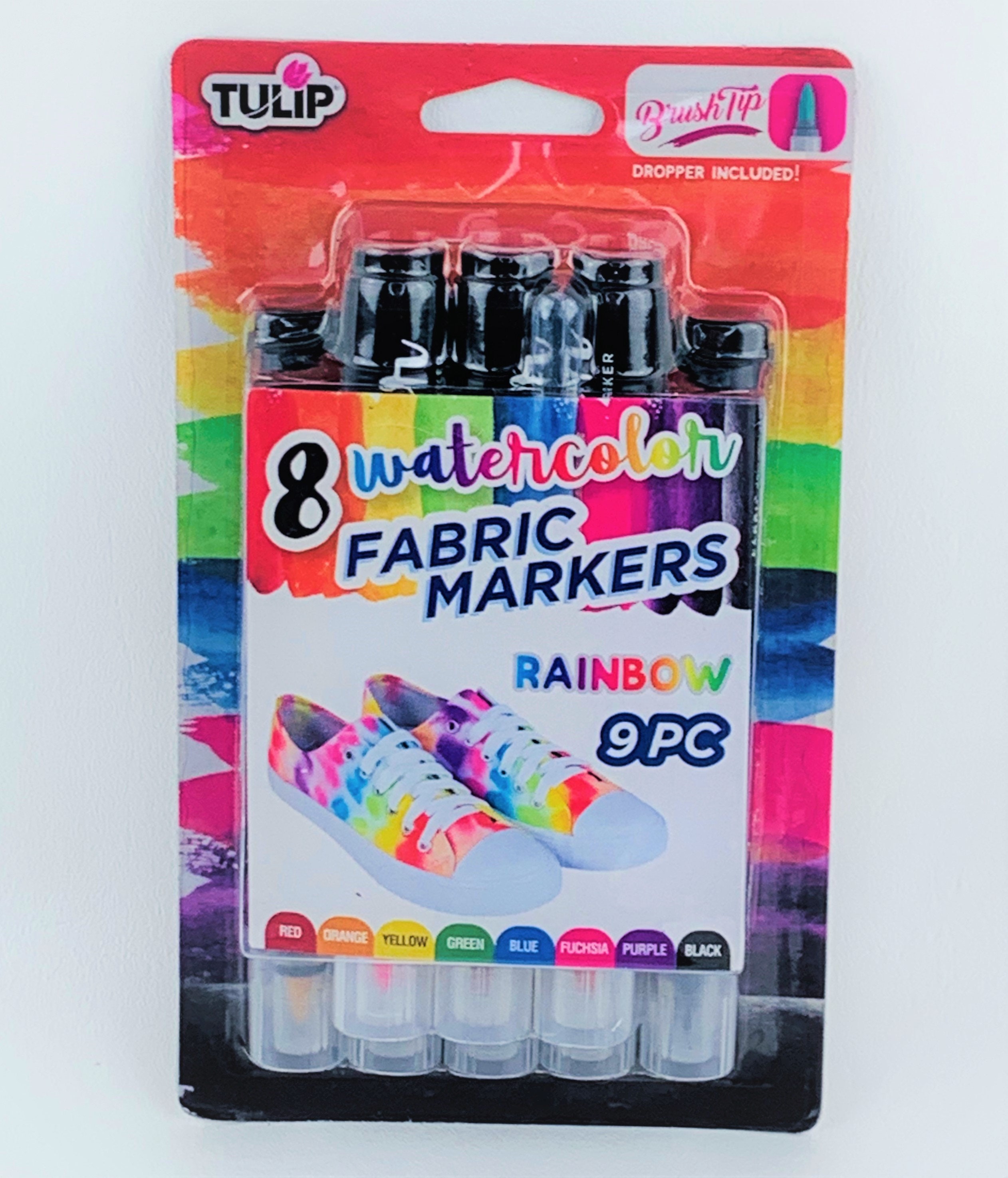 Best Fabric Markers pack of 24 Pens Non-toxic Set of 24 Individual Colors  No Duplicates Bullet Tip Machine Washable Paint 