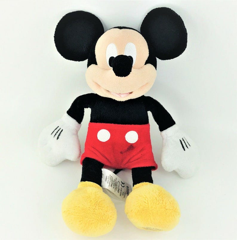 Disney Store Authentic 13.5" Mickey Mouse Plush Stuffed Animal Genuine Original image 7