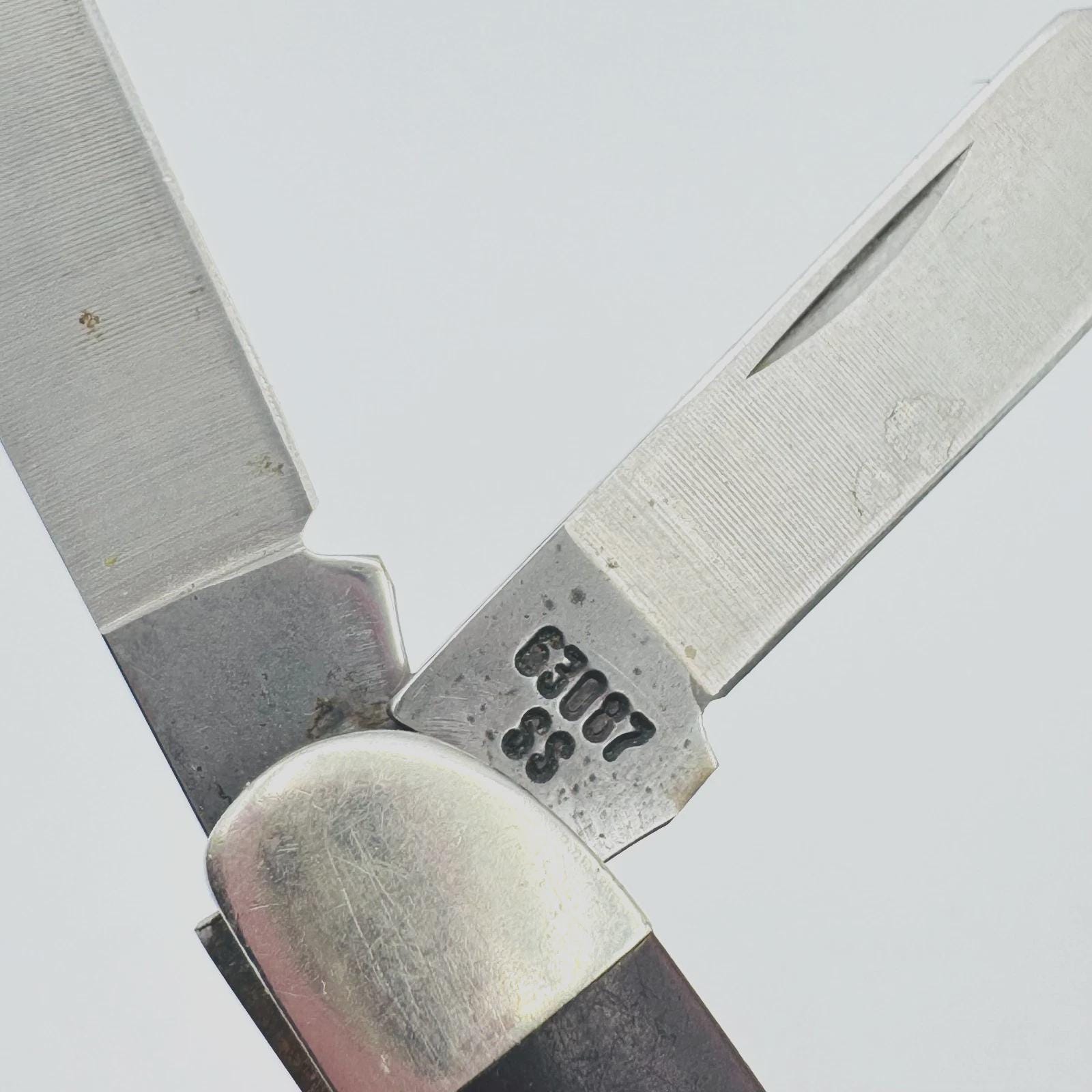 Vintage CASE XX 1989 63087 Medium Stockman 1 Dot SS 3 Blade Black