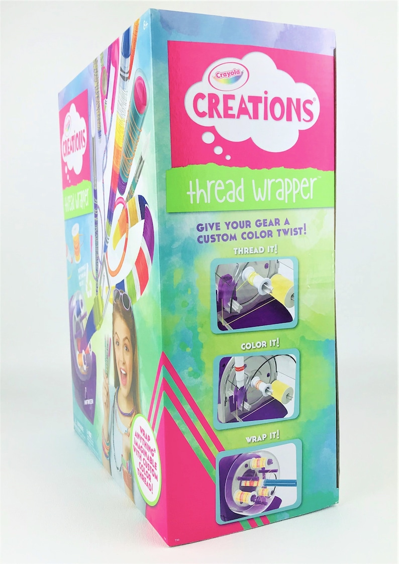 Crayola Creations Motorized Thread Wrapper Fun Kids Activity Etsy Crayola Creations Motorized Thread Wrapper Fun Kids Activity Etsy