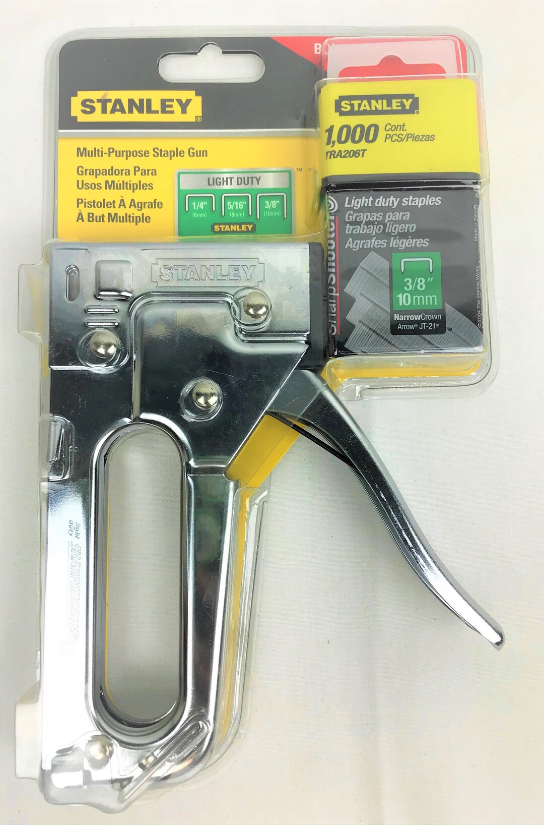Stanley Light Duty Staple Gun Kit W 1000 Pcs .375 10mm Staples Etsy