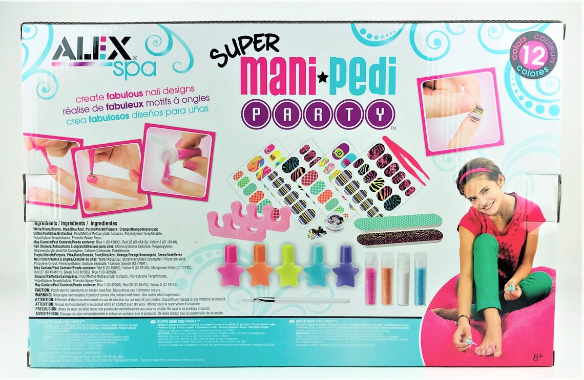 10. ALEX Spa Super Mani Pedi Party Kit - wide 3