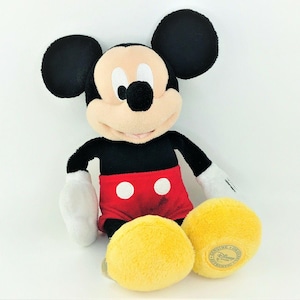 Disney Store Authentic 13.5" Mickey Mouse Plush Stuffed Animal Genuine Original image 1