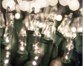 20 Count Clear Mini Christmas Lights | Indoor Fairy Lights Green Wire | Holiday String Lights | Steady or Flashing Bulb Remain Lighted 5ft