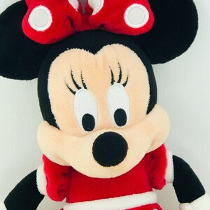 Disney Store Authentic 13.5" Minnie Mouse Plush Stuffed Animal Genuine Original image 2