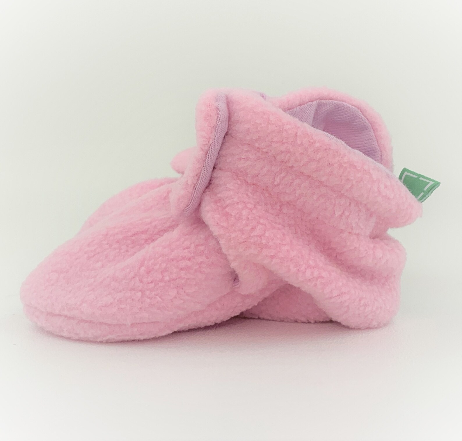 Pink Fleece Infant Baby Booties Baby Slippers Baby Shoes Etsy
