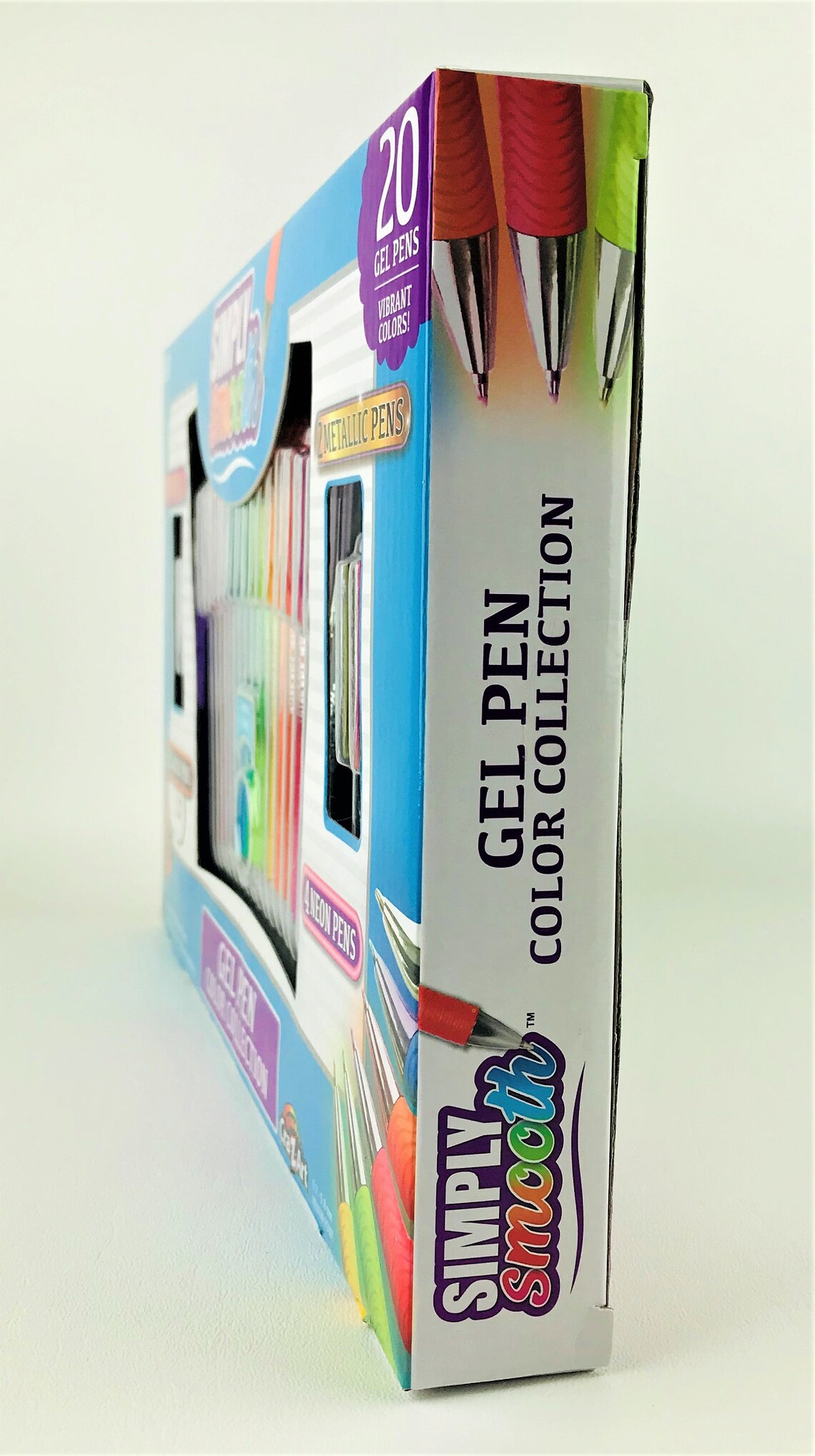 CraZArt 20 Vibrant Gel Pens Set Classic Glitter Metallic Etsy