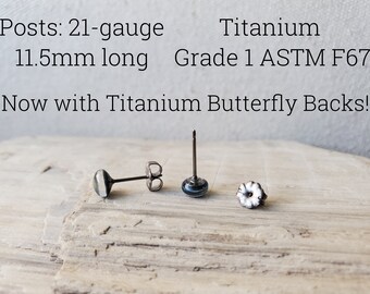 Titanium Butterfly Backs