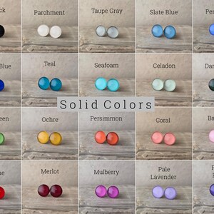 Build Your Own Custom Earring Set, Glitter Studs Gift Box 4 Pair Set, Titanium Posts, Hypollergenic, Sensitive Ears image 7