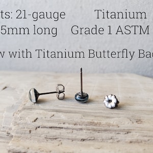 Build Your Own Custom Earring Set, Glitter Studs Gift Box 4 Pair Set, Titanium Posts, Hypollergenic, Sensitive Ears image 4