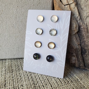 Elegance Collection, Titanium Posts, Sensitive Ears, Hypoallergenic, Custom Earring Gift Set