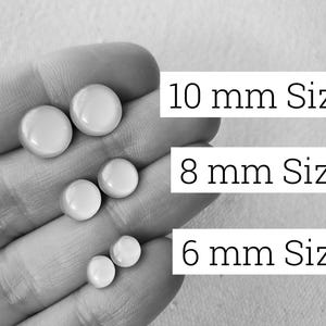 Build Your Own Custom Earring Set, Glitter Studs Gift Box 4 Pair Set, Titanium Posts, Hypollergenic, Sensitive Ears image 9