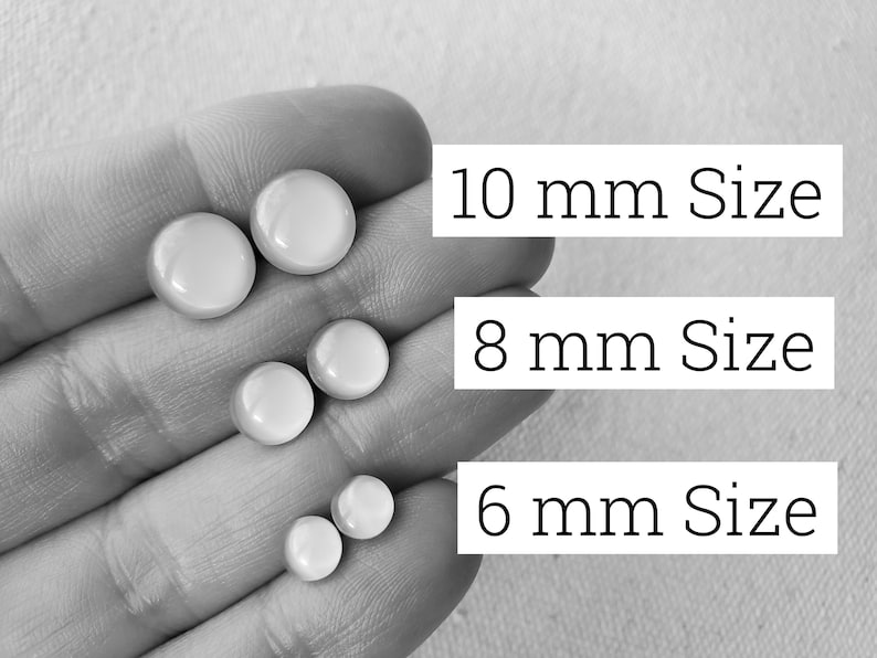 Build Your Own Custom Earring Set, Glitter Studs Gift Box 4 Pair Set, Titanium Posts, Hypollergenic, Sensitive Ears image 9
