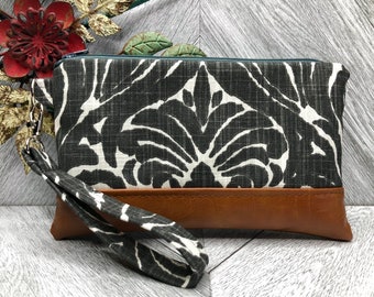 Wristlet Wallet, IPhone Wristlet Purse, Vegan Leather Wristlet, Wristlet Clutch, Otterbox Wristlet, Smartphone Wristlet, Evening Bag