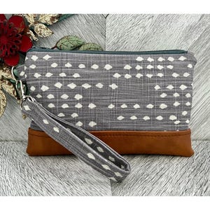 Cartera de pulsera, bolso de pulsera para iPhone, pulsera de cuero vegano, embrague de pulsera, pulsera Otterbox, pulsera de teléfono inteligente, bolso de noche