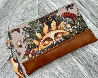 Wristlet Wallet, Iphone Wristlet Purse, Vegan Leather Wristlet, Wristlet Clutch, Stadium Wristlet, Sun Wristlet, Evening Bag