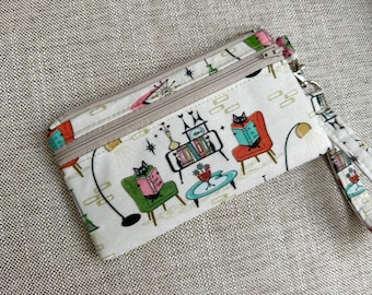 Atomic Cat Wristlet Wallet: Concert Stadium Phone Case