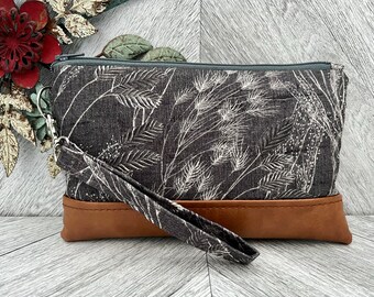 Wristlet Wallet, Iphone Wristlet Purse, Vegan Leather Wristlet, Wristlet Clutch, Otterbox Wristlet, Smartphone Wristlet, Evening Bag