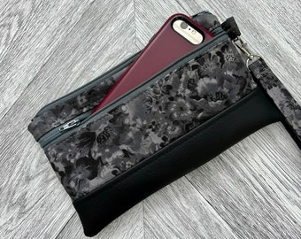 Wristlet Wallet, Iphone Wristlet Purse, Vegan Leather Wristlet, Wristlet Clutch, Stadium Wristlet, Smartphone Wristlet, Evening Bag