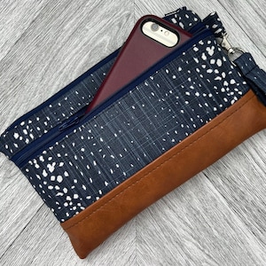 Cartera de pulsera, Cartera de pulsera para iPhone, Cartera de pulsera de cuero vegano, Cartera de pulsera, Cartera de pulsera Otterbox, Cartera de pulsera para teléfono inteligente, Bolso de noche