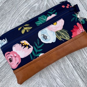 Wristlet Wallet, iPhone Wristlet Purse, Vegan Leather Wristlet, Wristlet Clutch, Stadium Wristlet, Smartphone Wristlet, Evening Bag image 9