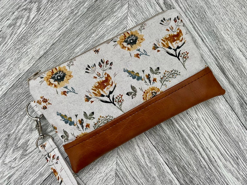 Wristlet Wallet, iPhone Wristlet Purse, Vegan Leather Wristlet, Wristlet Clutch, Stadium Wristlet, Smartphone Wristlet, Evening Bag image 2