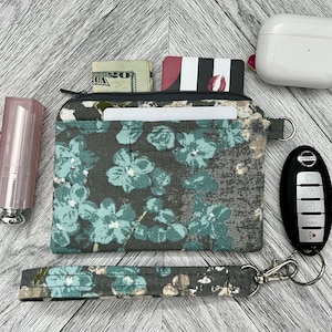 Cartera de pulsera de identificación, soporte de insignia, bolsa de pulsera, bolsa con cremallera, soporte de identificación, mini pulsera, monedero de monedas, cartera de llavero, armario cápsula