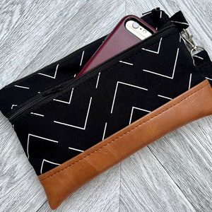 Carteira de pulso, bolsa de pulso para iPhone, bolsa de pulso de couro vegano, bolsa de pulso, bolsa de pulso Otterbox, bolsa de pulso para smartphone, bolsa de noite