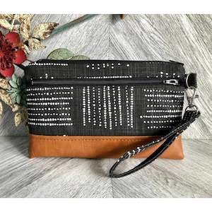 Cartera de pulsera, bolso de pulsera para iPhone, pulsera de cuero vegano, embrague de pulsera, pulsera Otterbox, pulsera de teléfono inteligente, bolso de noche