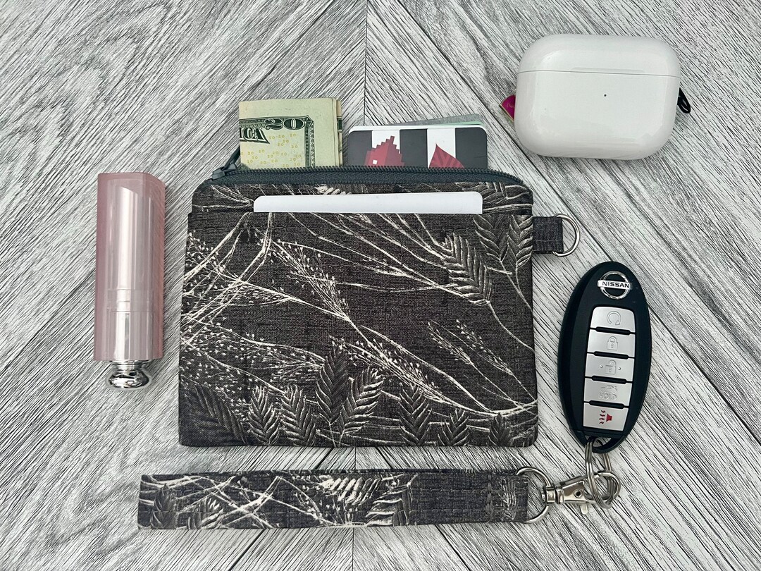 ID Wristlet Wallet, Badge Holder, Wristlet Pouch, Zippered Pouch, ID ...