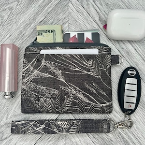 Cartera de pulsera de identificación, soporte de insignia, bolsa de pulsera, bolsa con cremallera, soporte de identificación, mini pulsera, monedero de monedas, cartera de llavero, armario cápsula
