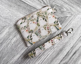 Ghost ID Case: Wristlet Keychain Wallet