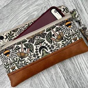 Carteira de pulso, bolsa de pulso para iPhone, bolsa de pulso de couro vegano, bolsa de pulso, bolsa de pulso Stadium, bolsa de pulso para smartphone, bolsa de noite