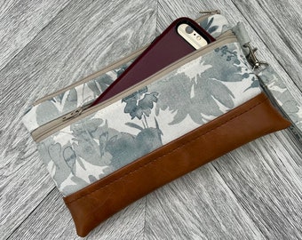 Wristlet Wallet, Iphone Wristlet Purse, Vegan Leather Wristlet, Wristlet Clutch, Stadium Wristlet, Smartphone Wristlet, Evening Bag