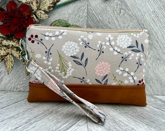 Wristlet Wallet, Iphone Wristlet Purse, Vegan Leather Wristlet, Wristlet Clutch, Otterbox Wristlet, Smartphone Wristlet, Evening Bag