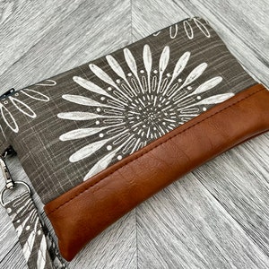 Cartera de pulsera, bolso de pulsera para iPhone, pulsera de cuero vegano, embrague de pulsera, pulsera Otterbox, pulsera de teléfono inteligente, bolso de noche