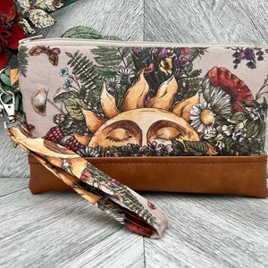 Wristlet Wallet, iPhone Wristlet Purse, Vegan Leather Wristlet, Wristlet Clutch, Stadium Wristlet, Sun Wristlet, Evening Bag image 2