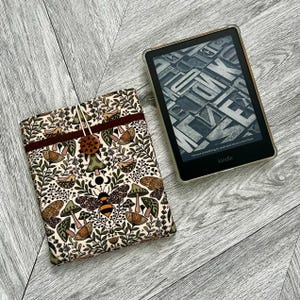 Kindle Sleeve, Kindle Case, Kindle Padded Sleeve, Paperwhite Sleeve, E-reader Padded Sleeve, E-reader case
