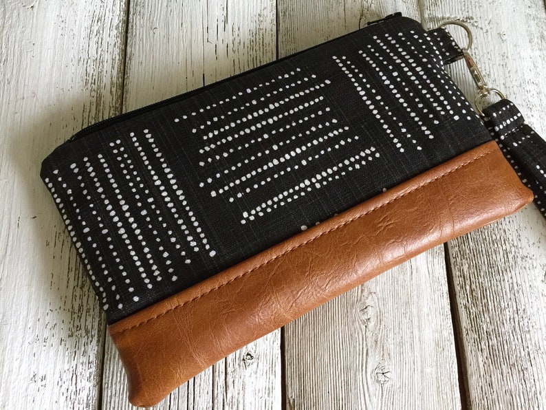 Wristlet Wallet, iPhone Wristlet Purse, Vegan Leather Wristlet, Wristlet Clutch, Otterbox Wristlet, Smartphone Wristlet, Samsung Wristlet image 10