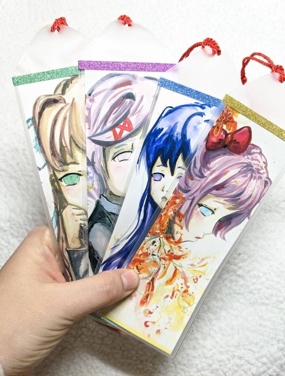 Cute Fan Art Bookmarks Of Doki Doki Literature Club Girls Art Prints Art