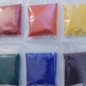 Rainbow Jojoba Beads Collection - 1 Ounce of Each 6 Colors, Soap, Cosmetic, Bath and Body Additive