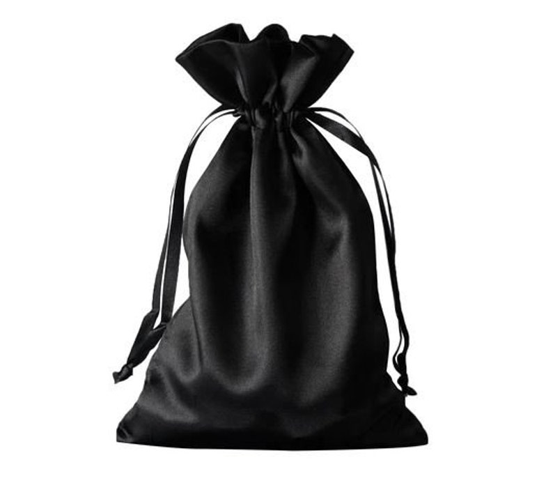 Extra Extra Large Black Satin Gift Bag 10 Pack Etsy