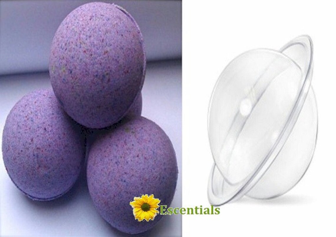 Large Bath Bomb 2 Piece Mold 2 Pack Etsy