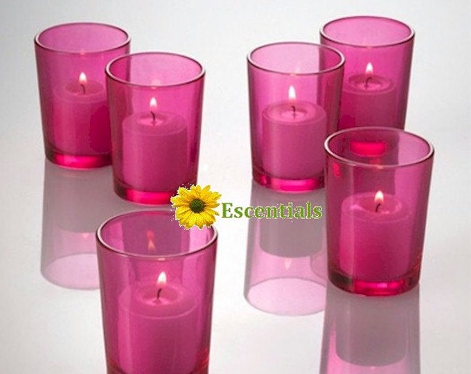 Pink Votive Candle Holders Etsy