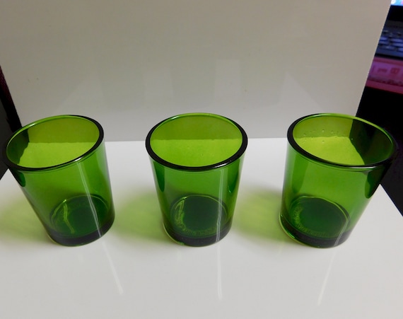 Green Votive Candle Holders (Large)