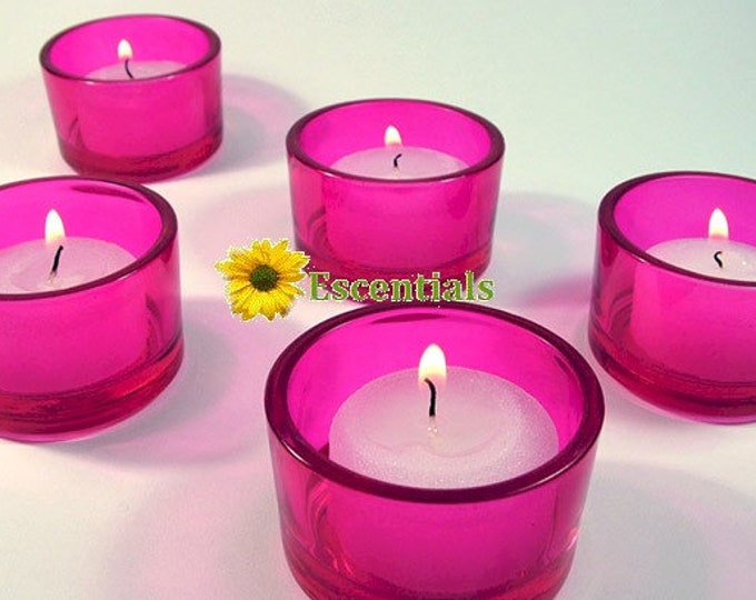 Pink Tealight Candle Holders Etsy